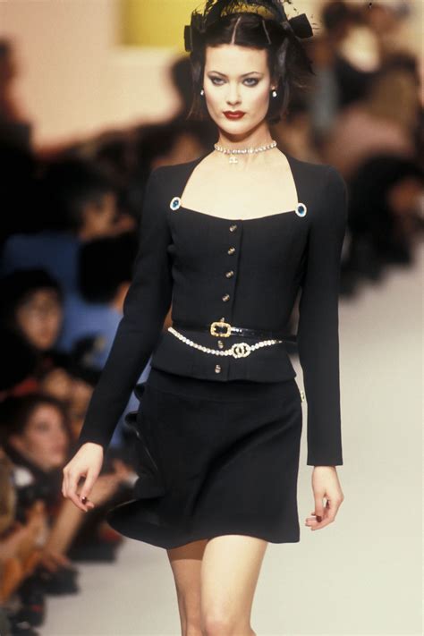 chanel fashion show 90s|vintage chanel outfits.